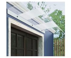 Tettoia Per Porta Curva, Pensilina Per Finestra Esterna, Copertura Per Tettoia Pioggia, Tenda Da Veranda Impermeabile Per Balcone Patio, Pensilina Per Porta Ingresso,50x130cm/19.7 * 51in
