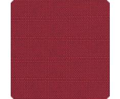 Beautissu Cuscino per sedie sfoderabile Pia - per mobili da giardino in rattan o legno - trapezoidale 45x40x5cm - rosso