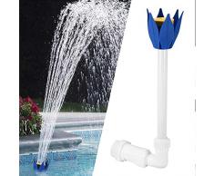 Fontana per Piscina Fuori Terra, Cascata Piscina Fuori Terra, Fontana per Piscina Esterna, Cascata per Piscina Interrata, Cascata Laghetto Giardino Accessori Piscina Fuori Terra Regolabile Decorazione