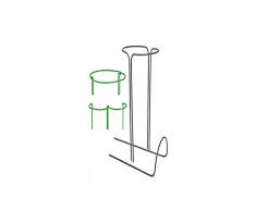 FGASAD - Confezione da 2 Supporti semicircolari, Supporto per Piante da Giardino, rampicanti, graticcio per Fiori, Gabbie per peonie, cetrioli, clematide