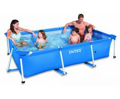 Intex 28272 Piscina Frame Rettangolare, 3834 Litri, Azzuro, 300 x 200 x 75 cm