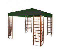 Giardini del Re Telo di Ricambio per Gazebo, Verde, 300x400x2 cm