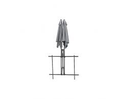 Siena Mybalconia Twin soll ombrellone da balcone, Grigio