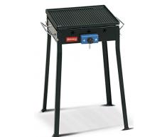 BARBECUE A - GAS METANO -- CON 1 PIASTRA IN GHISA + 1 FORNELLO MODELLO MONO ART 90