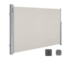 SONGMICS Tenda Laterale 200 x 300 cm (A x L), per Balcone e Terrazzo, Protezione Privacy, Parasole, Separatore, Beige GSA200E