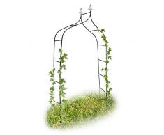 Relaxdays 10017903 Arco per Rampicanti e Rose, Stile Romantico, 2.4 Metri
