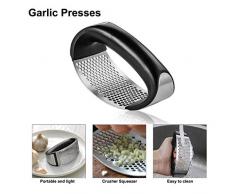 WZRDD Aglio Macinazione Affettatrice Zenzero Frantoio Trinciapaglia Presse per Aglio in Acciaio Inossidabile Utensili da Cucina Utensili Accessori da Cucina