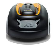 McCulloch 00096-70.598.25 Rasaerba Rob R1000: Robot Adatto per Prati da 1000 m², Tempo di Carica di Soli 50 Minuti, 5 Altezze di Taglio, Nero
