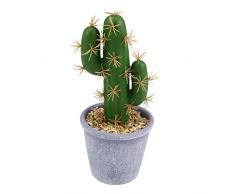 YARNOW Cactus Indoor Realistico Ornamento Schiuma Finto Artificiale Con Bonsai Succulenti Vasi Realistici Verde Simulazione Piccolo Bagno Extra-Large Casa Tropicale Finto Verde