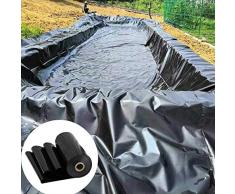 LIMEIDM Rivestimento per Laghetti, Telo per Laghetto da Giardino Resistenza allo Strappo HDPE Laghetto per Tartarughe, Laghetto Artificiale, Piscina da Esterno Telo Base Piscina,6x9m