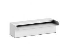 Uniprodo Cascata da Giardino a Lama dAcqua Fontana Uni_Water_05 (30 cm, Acciaio Inox 304)