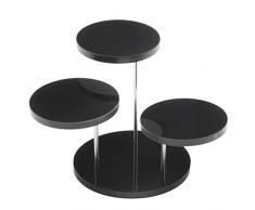 xie Espositore per Gioielli in Acrilico, 3 Strati / 12 Strati - Anello, Collana, Bracciale, orecchino, Pietra preziosa, Supporto per Tavolo Rotondo, Supporto per Rack, Multiuso Mini Anime Action