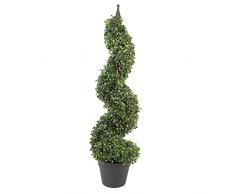 Leaf Design UK Buxus Bosso Albero a spirale, 90 cm, Foglia-Buxus