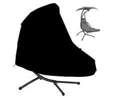WDNMDY 73 in Patio Hanging Chaise Lounge Cover, 420D Oxford Cloth Heavy Duty Amaca Chaise Lounge Chair Swing Cover Copertura per Chaise Longue Curva per Esterni Impermeabile