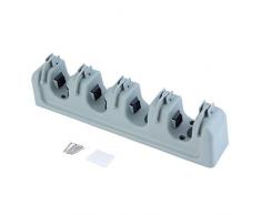 SCOPA MOP Halter Montaggio a parete bene leiste rechen Garage Organizzazione Sistemi di storage con gancio per 3 – 5 e 4 – 6 molle per lavapavimenti, Scopa e attrezzi da giardinaggio, ecc.