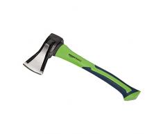 Amazon Basics - Ascia da spacco per legna da 36,8 cm, in acciaio con manico antiscivolo, Verde