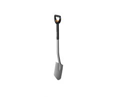 Fiskars Vanga telescopica a punta per terreni duri e sassosi, Lunghezza: 105-125 cm, Acciaio al boro di alta qualità, Nero/Argentato, SmartFit, 1001567