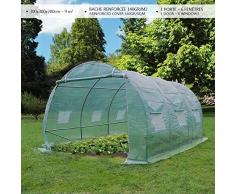 VOUNOT Serra da Giardino Tunnel, Serra per Orto, Piante Verde e Frutto, 3 x 3 x 2 m, 9m²