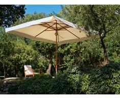 My Garden Oasis Ombrellone da Giardino, 3 x 3 Metri, Ecrù