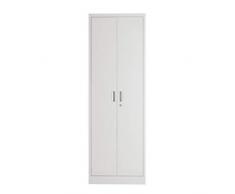 Armadio Portascope L60 L80 L100 H 180 P 40 IRON In Lamiera Verniciata. Completo Di Una Mensola Grande E Tre Piccole. Fornito Smontato. (Metallo, H180 P 40 L 60). Per ufficio, garage.