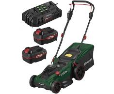Parkside® PRMA 40-Li C1 - Tosaerba a batteria da 40 V, con 2 batterie (4 Ah) e doppio caricatore