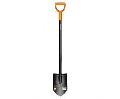 Fiskars Vanga a punta per terreni duri e sassosi, Lunghezza 117 cm, Acciaio/Plastica, Nero/Arancione, Solid, 1003455