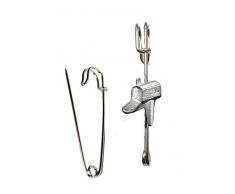 Derbyshire UK FT410 - Cassetta postale in stile americano, 2,4 x 2,9 cm, per sciarpa, spilla e kilt in peltro 7,6 cm 7,5 cm