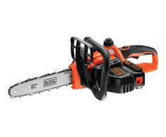 Black+Decker, Motosega a batteria al litio 18 V, lunghezza sega: 25 cm, potenza di taglio massima, diametro 180 mm, incl. batteria a litio e caricabatterie, GKC1825L20