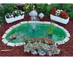 Laghetto da Giardino Modello Nemi per Pesci e Piante Stagno Artificiale Preformato 270 Lt
