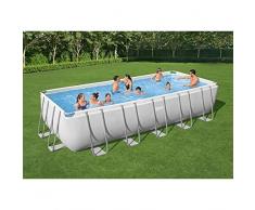 Piscina fuori terra Bestway 5612B Power Steel rettangolare 640x274x132cm
