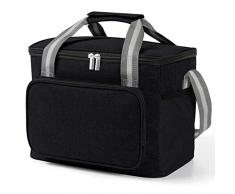 DUNSOO 15L Borsa Termica Porta Pranzo, Borsa Termica, Borsa Frigo Borsa Pranzo Ufficio Donna, Borsa Termica Piccola per Picnic/Allaperto/Barbecue/Campeggio/Viaggi da Usare Anche in Spiaggia