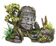 Nobby Angkor Watt con Piante Ornamentali per Acquario, 25 x 12,5 x 18 cm