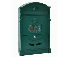 CASSETTA POSTALE PRESSOFUSA MODELLO RESIDENCE VERDE 410X260X90mm