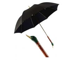 Ombrelli for ombrellone da pioggia Ombrellone da esterno Fatto a mano in legno massello Maniglia danatra Business British Doppio ombrello Panno Ombrellone da sole o da pioggia Ombrello da viaggio Omb