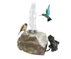 Fontana Pompa da Giardino, 7W Granito Pompa ad Acqua, Flusso Dacqua Regolabile Pompa Per Laghetto per Giardino, Stagni, Piscina, Bagni per Uccelli