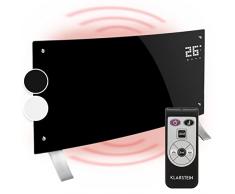Klarstein Stufa Elettrica Basso Consumo, Stufa Elettrica 2000W, Termoconvettore Elettrico a Parete con Termostato, Termosifone Elettrico Basso Consumo, Calorifero Riscaldamento Elettrico Portatile