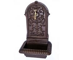 Fontana Fontana 66 Centimetri lavabo Ferro Marrone Muro Antico Giardino Fontana