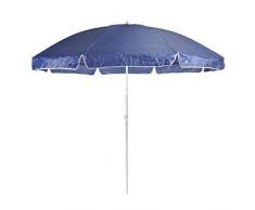 EBTOOLS- Ombrellone da Giardino Blu Marino, Ombrello da Spiaggia Parasole Ombrellone, per Spiaggia Balcone Terrazza Giardino, Anti-UV, Diametro da 3 m