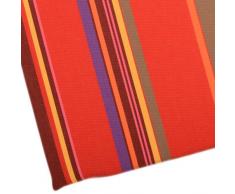 Apart 100051-38382-9011 - Cuscino per esterni, a righe multicolore, tonalità rosse