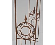 CLP Arco da Giardino COTTAGE in Metallo Verniciato a Polvere - Pergolato per Piante in Stile Rustico, Altezza 240 cm, Larghezza 137 cm e Profondità 36 cm I Sostegno per Piante Rampicanti marrone antico