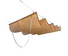 Tenda a Vela Impermeabile Vela Ombreggiante Parasole Protezione Raggi Uv,Tenda da Sole Rettangolare,Panno Ombreggiante in Tessuto Hdpe,Rete Telo Ombra per Esterni Terrazza (1.8x15m/5.9x49.2ft)