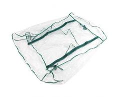 Fdit Serra per Piante Portatile Mini Piante da Fiore Calde Giardino Casa Verde Mini casa Impermeabile per Piante da Esterno (Senza Telaio in Ferro)