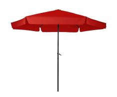 Miadomodo Ombrellone da giardino balcone terrazzo con bordo Ø 3 m Tomato