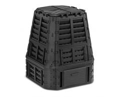 hillvert Compostiera da Giardino Composter per Giardinaggio HT-COMP-740 (740 l, Ancoraggio 11 cm, Polipropilene)