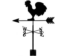 UimimiU Segnavento in metallo con ornamento di animali Segnavento Indicatore di direzione del vento Paletto da giardino Strumento di misurazione for la misurazione del vento Montaggio sul tetto del co