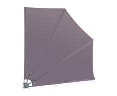 Blumfeldt Julietta Tenda Laterale da Veranda Giardino Balcone Terrazzo (140 x 140 cm, Protezione da Sole e Vento, Copertura in Poliestere 160g/m², Pieghevole)