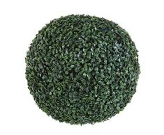 BIZZOTTO BOSSO Sintetico Verde H 38 CM Sfera Sintetica BUXUS Finto Piante FINTE Palla