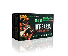 KliKil Kit Pomodori Selezione Italia - Herbaria Tomatoes Kit giardinaggio professionale con 6 varietà di semi di pomodoro per il tuo orto urbano. Regalo originale per uomini e donne