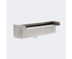 Wiltec Gioco dAcqua a Cascata in Acciaio Inossidabile 40 cm Piscina laghetto