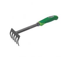 Ribimex PROFR4 Rastrello Soft Touch, Verde, 3x6x29 cm